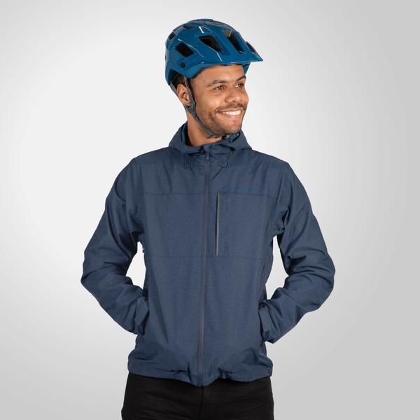 endura Men's Hummvee Waterproof Hooded Jacket - Ink Blue