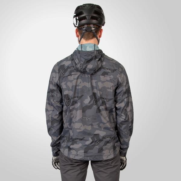 Endura Men's Hummvee Windproof Shell Jacket - Grey Camo