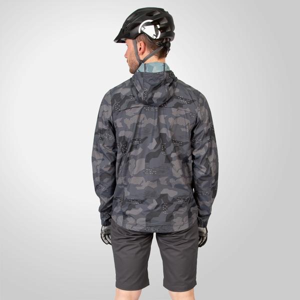 Endura Men's Hummvee Windproof Shell Jacket - Grey Camo