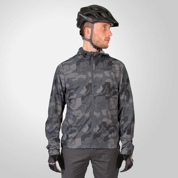 endura Men's Hummvee Windproof Shell Jacket - Grey Camo