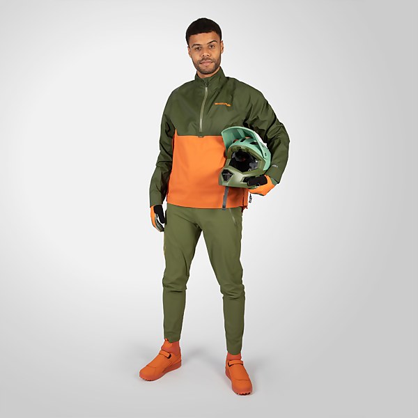 endura Men's MT500 Lite Waterproof Pullover - Harvest