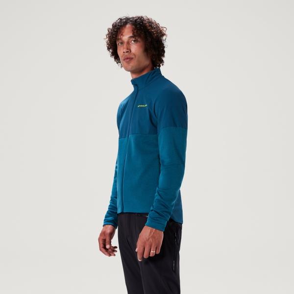 Endura Men's SingleTrack Thermal Full Zip - Barra Blue