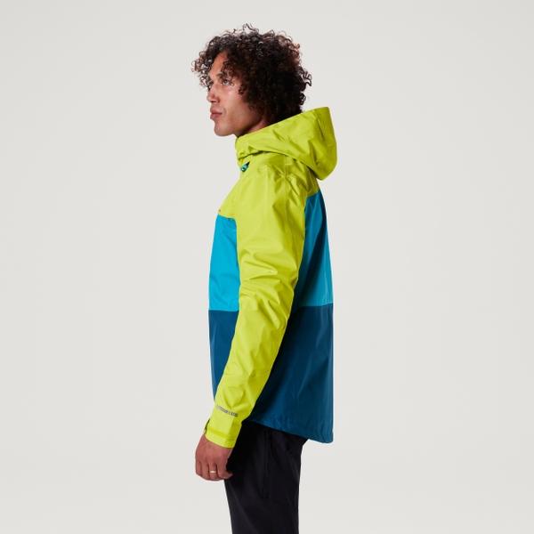 Endura Men's SingleTrack Waterproof Jacket II - Lime Green