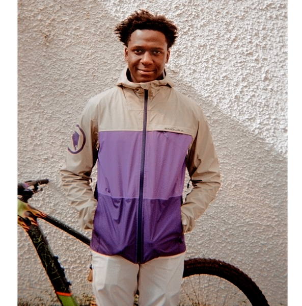 Endura Men's SingleTrack Waterproof Jacket II - Mushroom