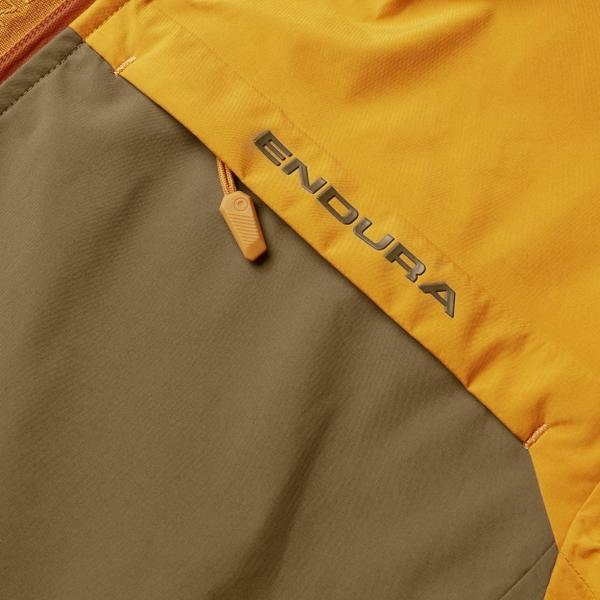 Endura Men's SingleTrack Waterproof Jacket II - Mustard Yellow