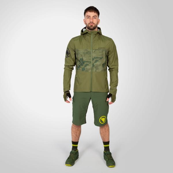 endura Men's SingleTrack Waterproof Jacket II - Olive Green