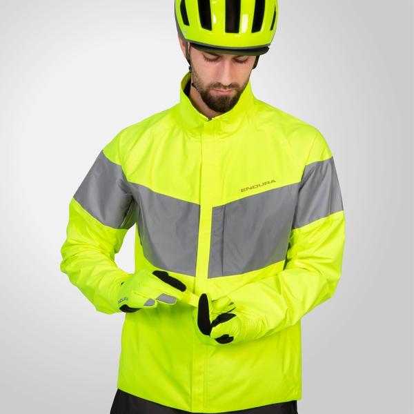 Endura Men's Urban Luminite Bright Waterproof Jacket - Bright Yellow
