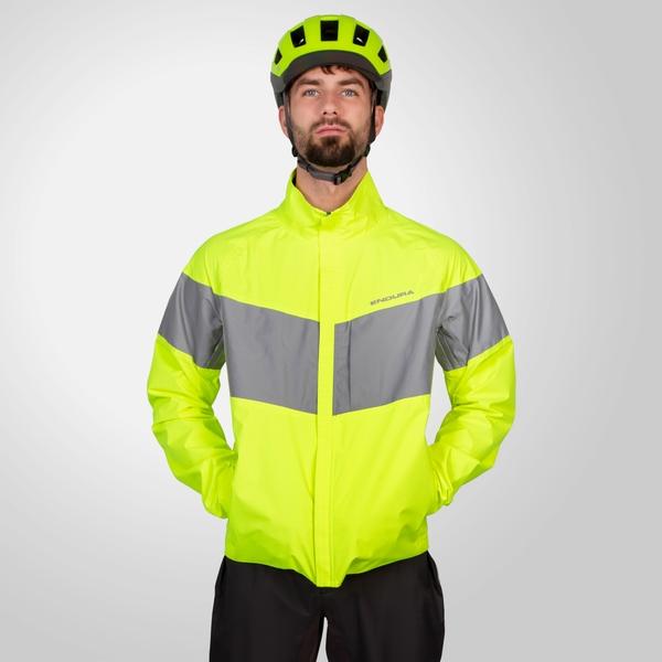 Endura Men's Urban Luminite Bright Waterproof Jacket - Bright Yellow
