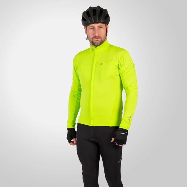Endura Men's Xtract Roubaix L/S Jersey - Bright Yellow