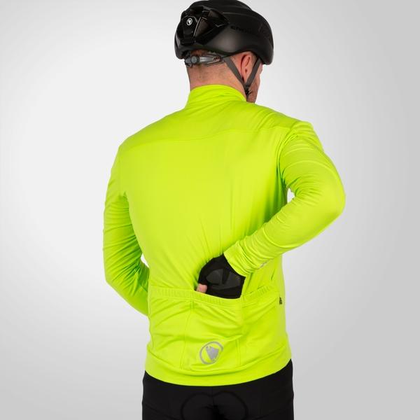 Endura Men's Xtract Roubaix L/S Jersey - Bright Yellow