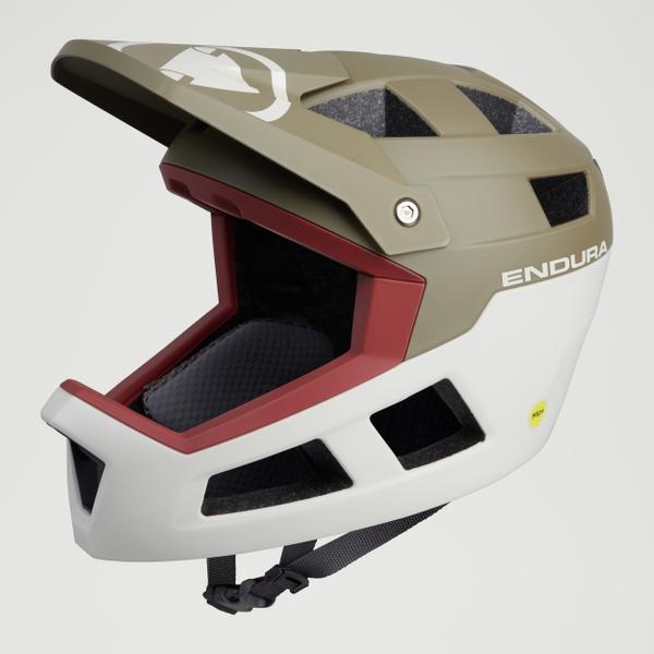 endura SingleTrack Full Face Mips® Helmet - Tweed Green