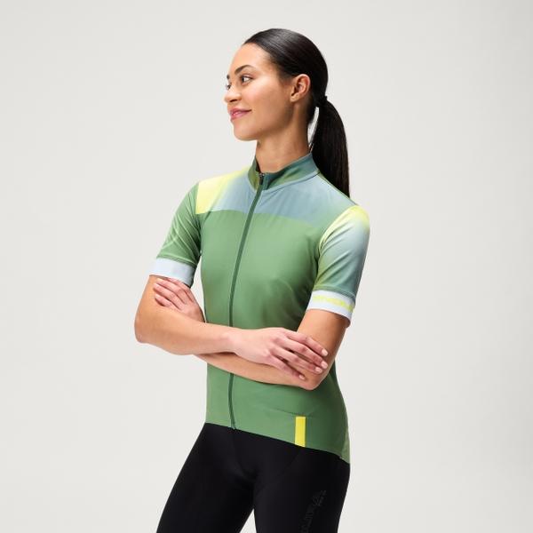 Endura Women's FS260 Gradient S/S Jersey - Machair Green