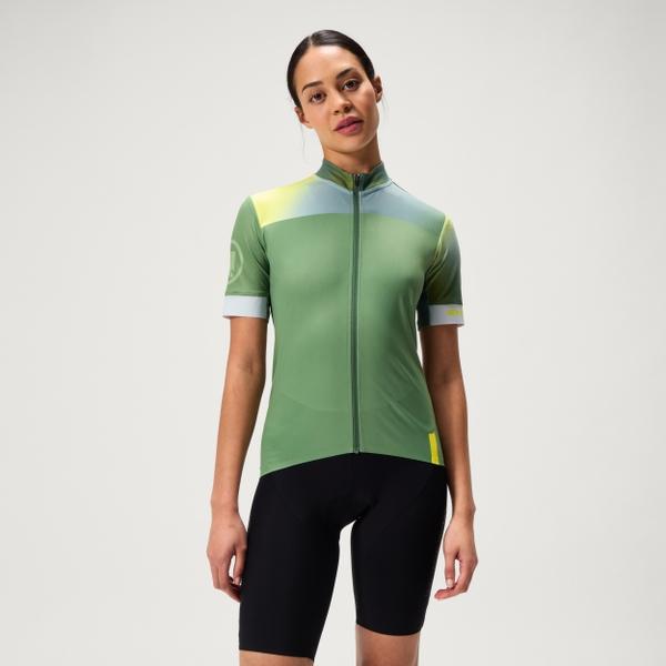 endura Women's FS260 Gradient S/S Jersey - Machair Green