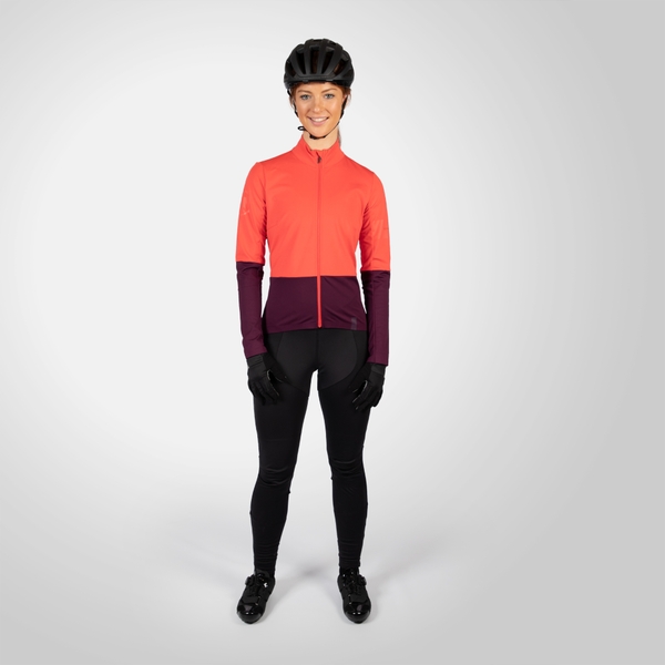 Endura Women's FS260 Jetstream L/S Jersey - Aubergine