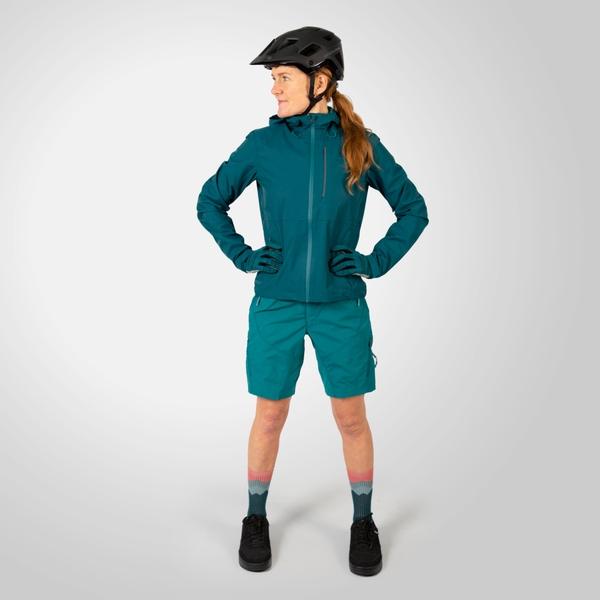 Endura Women's Hummvee Waterproof Hooded Jacket - Deep Teal