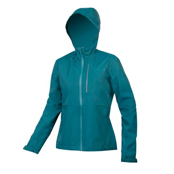 Endura Women's Hummvee Waterproof Hooded Jacket - Deep Teal