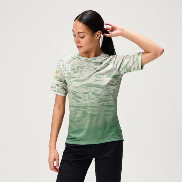 endura Women's Ltd Marble Print S/S Tee - Machair Green