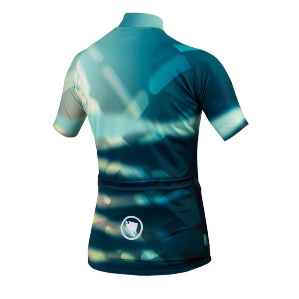 Endura Women's Ltd Virtual Texture S/S Jersey - Glacier Blue