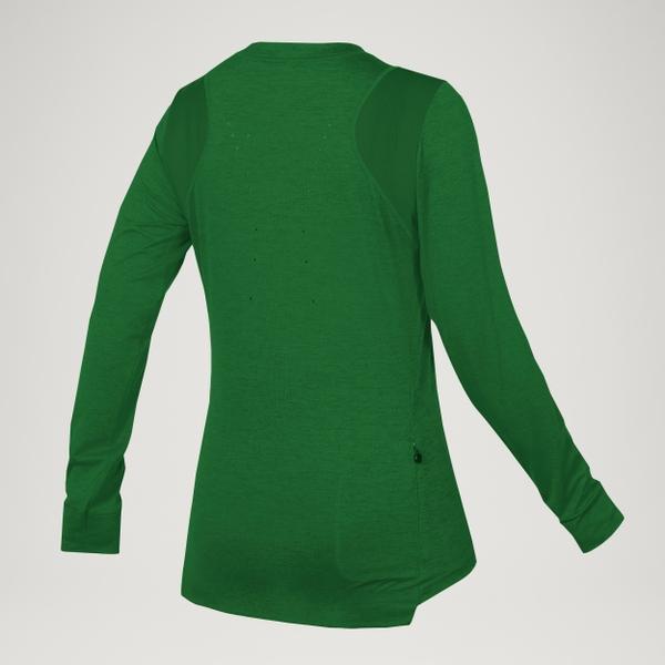 Endura Women's SingleTrack L/S Jersey - Machair Green