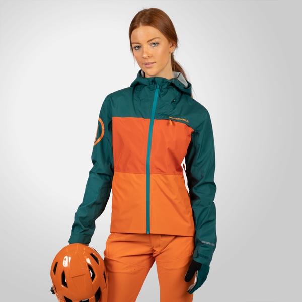 endura Women's SingleTrack Waterproof Jacket II - Harvest