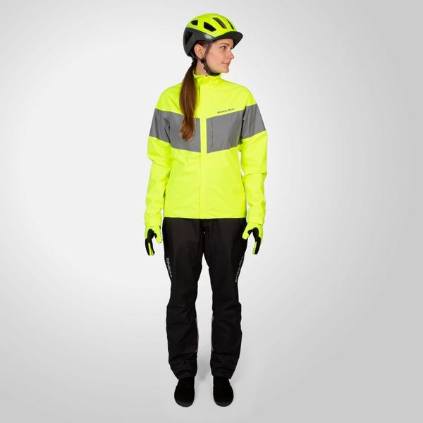 Endura Women's Urbn Luminite Bright Waterproof Jacket - Bright Yellow
