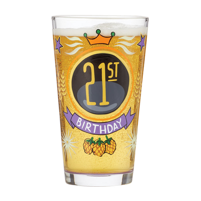 Endura 21st Birthday Pint Glass