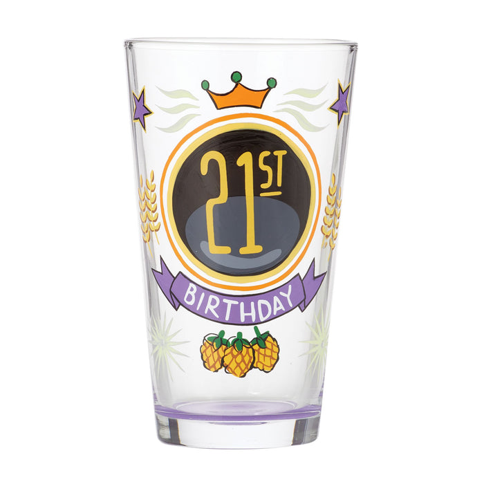endura 21st Birthday Pint Glass