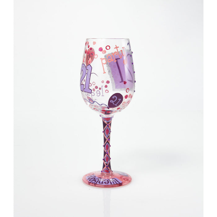 Endura 21st Birthday Wine Glass