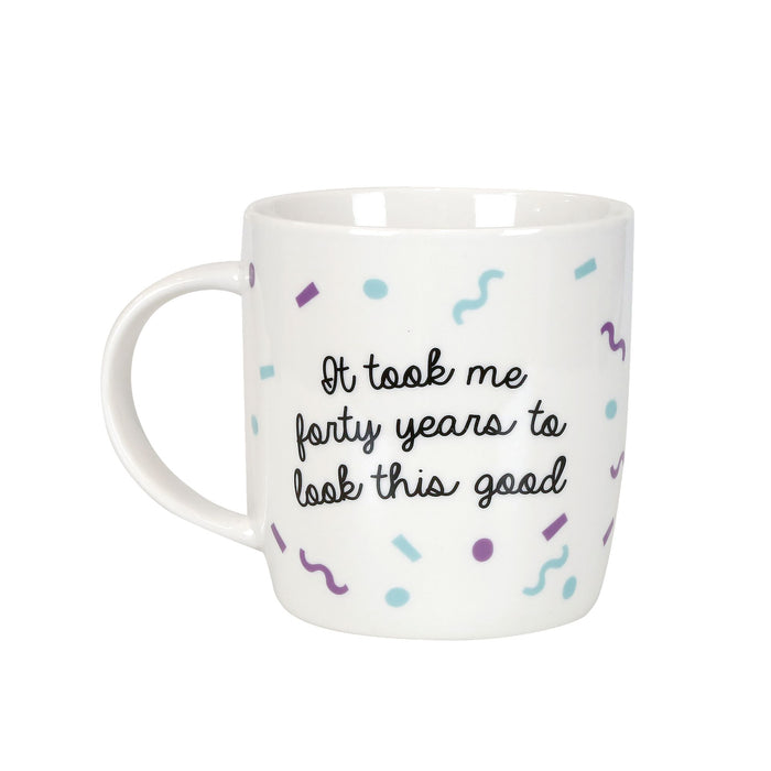 Endura 40 Birthday Mug With Glasses