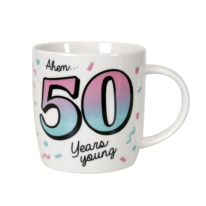 Endura 50 Birthday Mug With Glasses