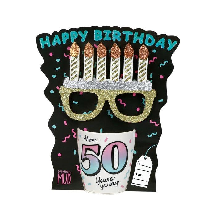 endura 50 Birthday Mug with Glasses