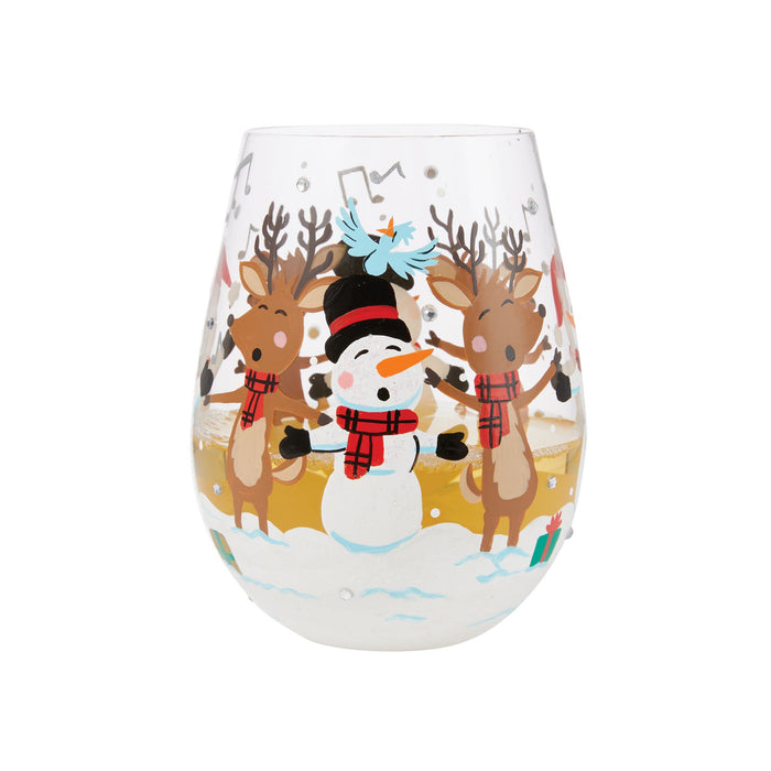 Endura A-Caroling We Go Stemless Wine