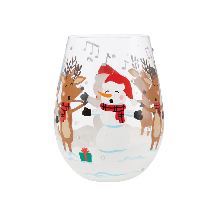 Endura A-Caroling We Go Stemless Wine