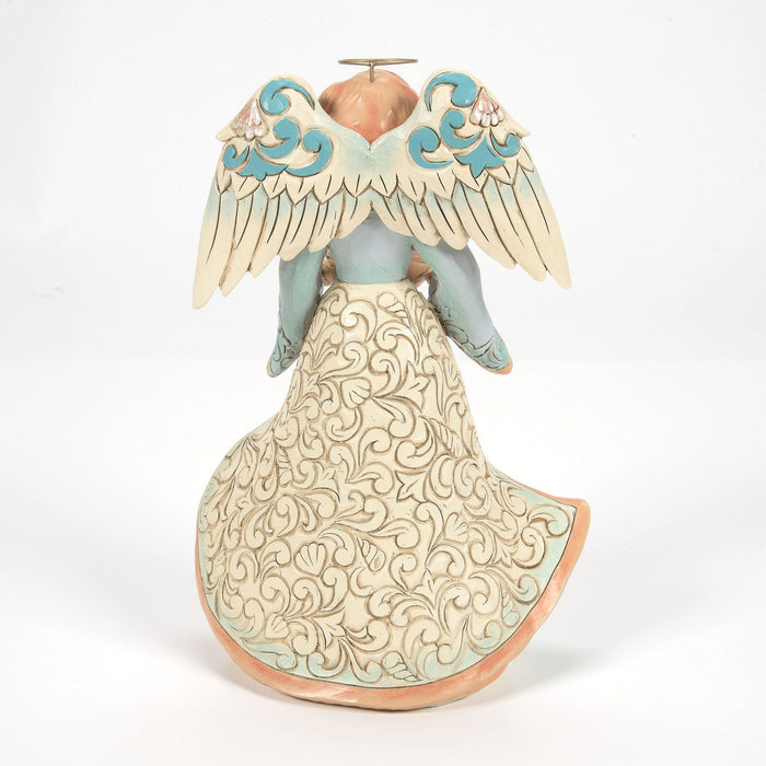 Endura Angel Holding Shell Figurine