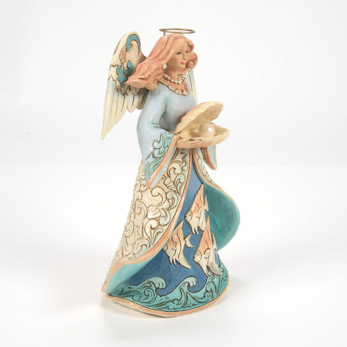 Endura Angel Holding Shell Figurine