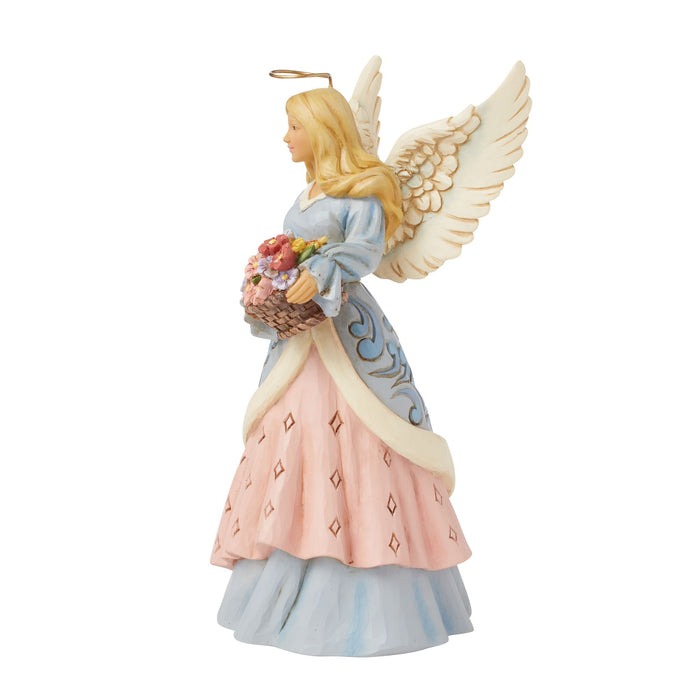 Endura Angel With Flower Basket Fig