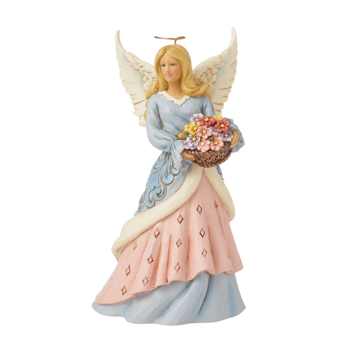 Endura Angel With Flower Basket Fig