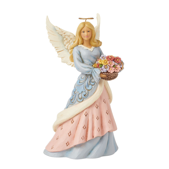 endura Angel with Flower Basket Fig