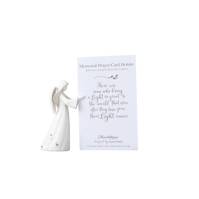 Endura Angel With Prayer Card Holder