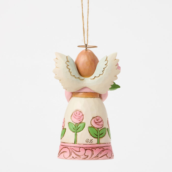 Endura Angel With Roses Ornament