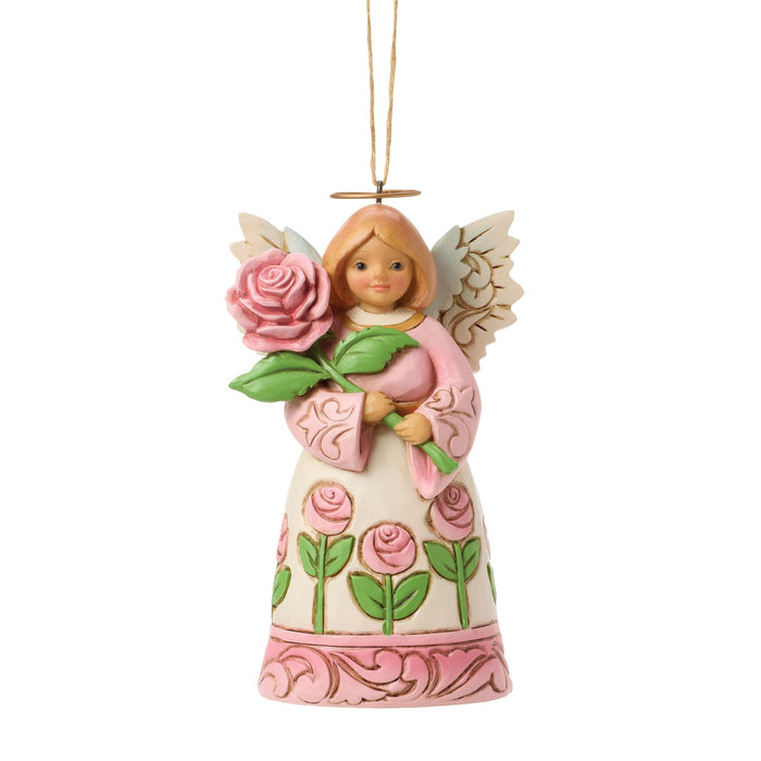 endura Angel With Roses Ornament