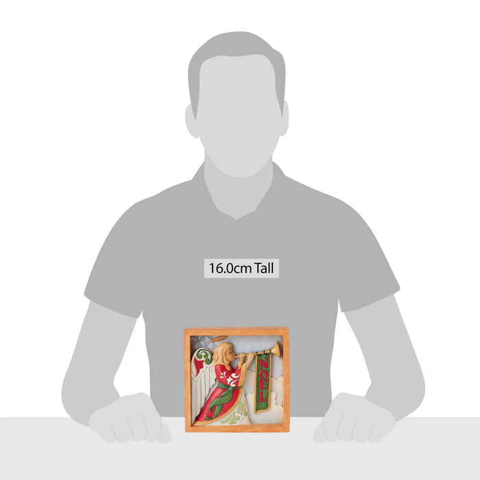 Endura Angel With Trumpet Plaque