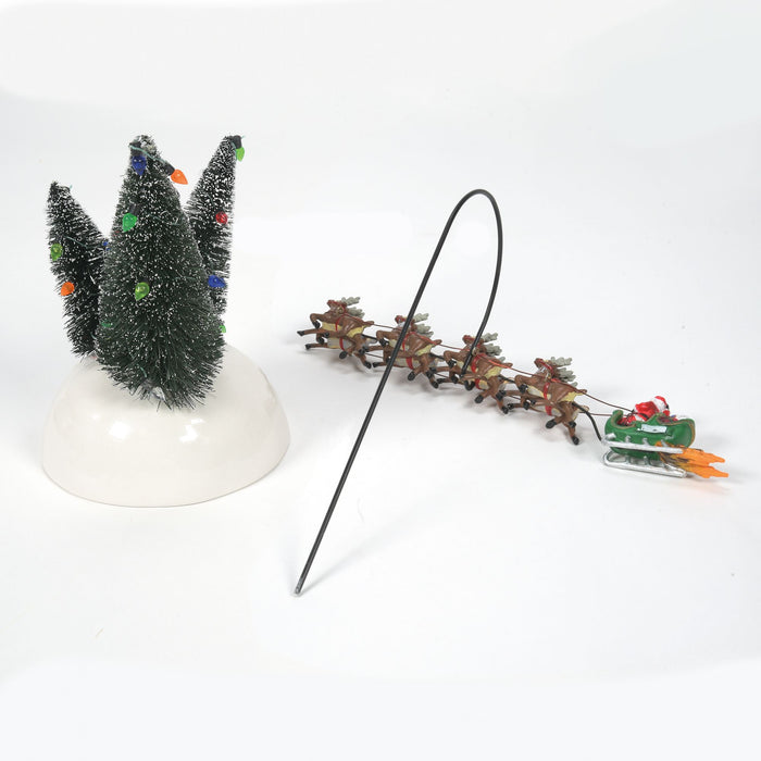 Endura Animated Flaming Sleigh