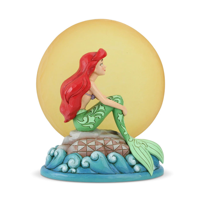 endura Ariel Sitting on Rock by Moon