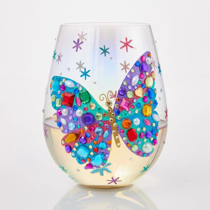 Endura Bejeweled Butterfly Stemless