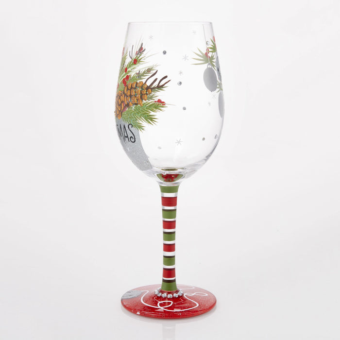 Endura Best Christmas Ever Wine Glass