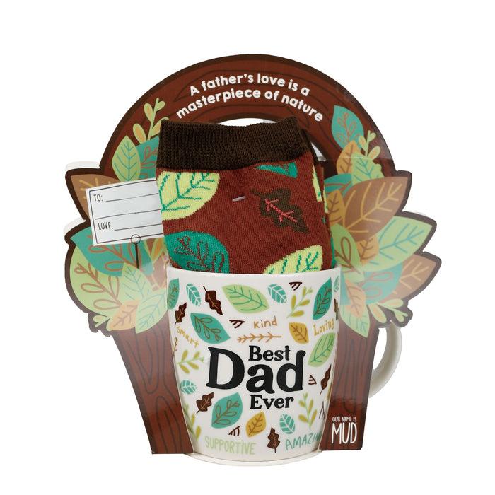 endura Best Dad Mug Sock Card Set