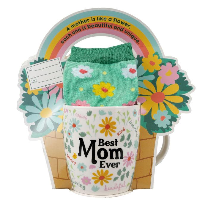 endura Best Mom Mug Sock Card Set