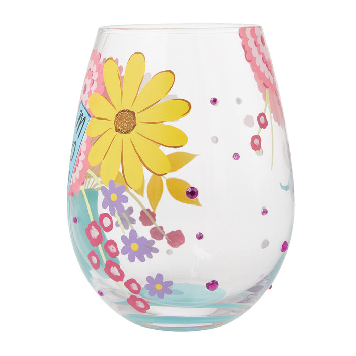 Endura Best Mom Stemless Wine Glass