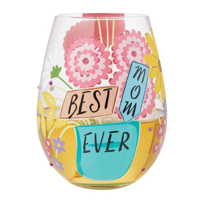 Endura Best Mom Stemless Wine Glass
